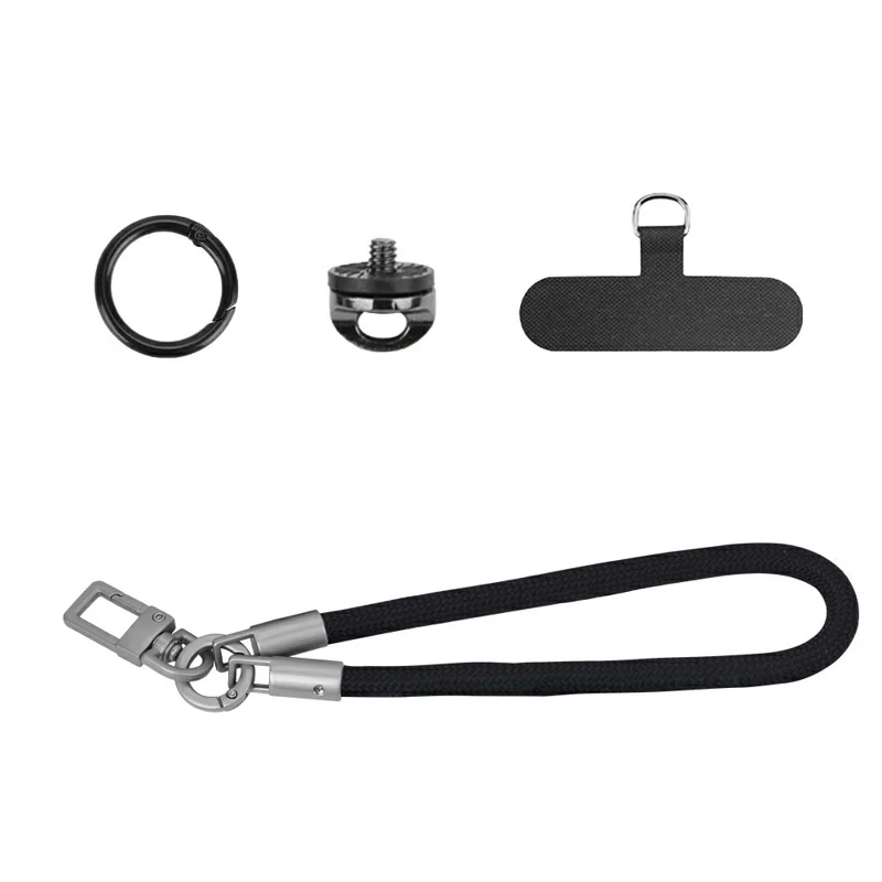 FLYMILE pour Caméra d'Action Sangle de Poignet Ajustable Universelle en Polyester Respirante et Sécurisée - Noir