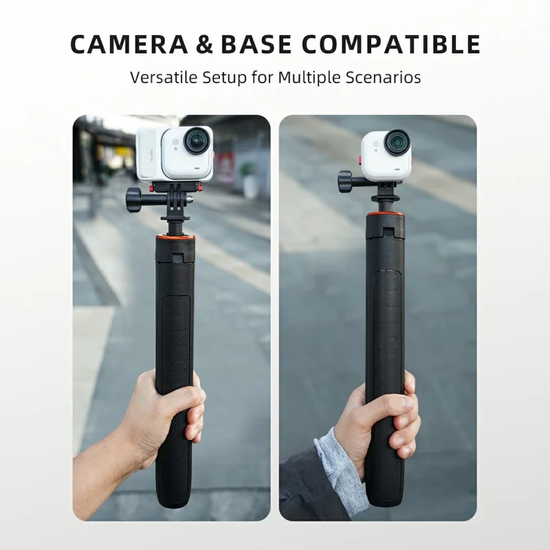 FLYMILE dla Insta360 Go Ultra Magnetyczny Adapter Montażowy Złącze Szybkiego Montażu Przenośne Akcesoria z Metalową Przysawką - Czarny