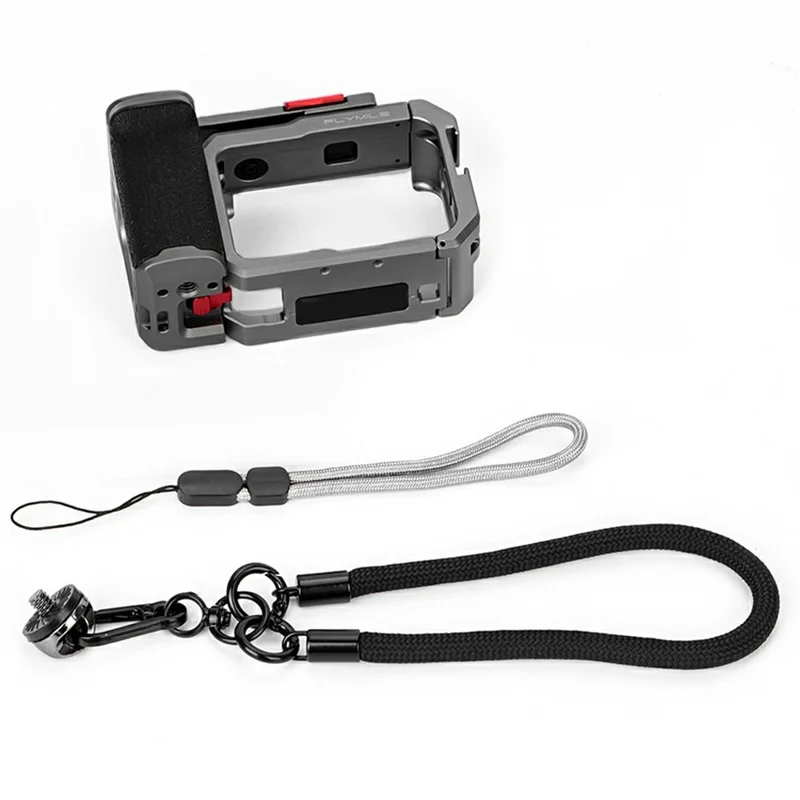 FLYMILE For Insta360 Go Ultra Street Photography Handle Set Camera Ergonomic Grip with Cold Shoe Mount