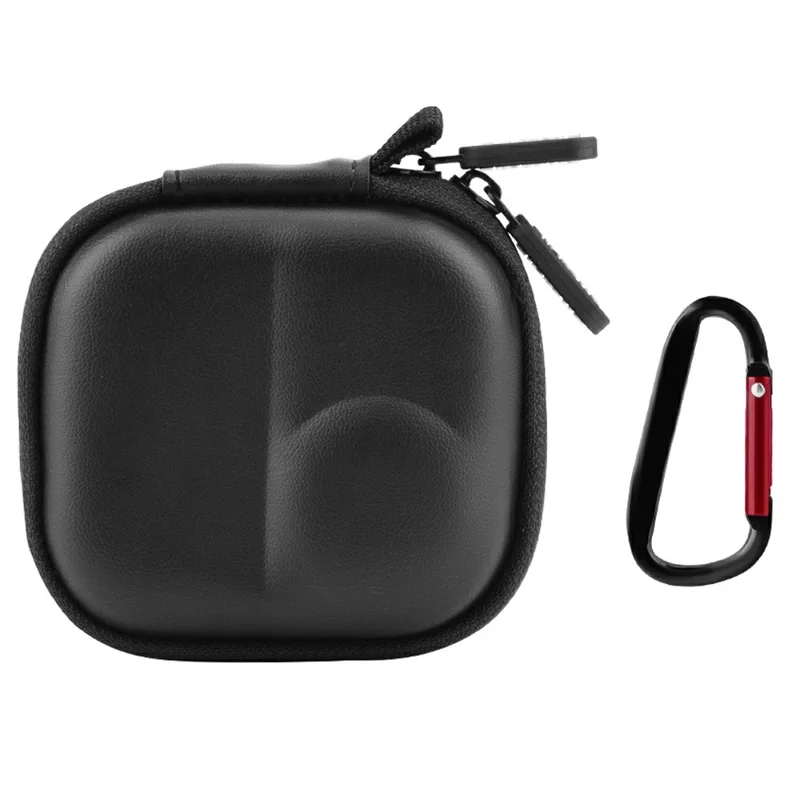 FLYMILE For DJI Osmo Nano Camera Cage-Compatible Shockproof Carry Case PU Leather Portable Storage Bag