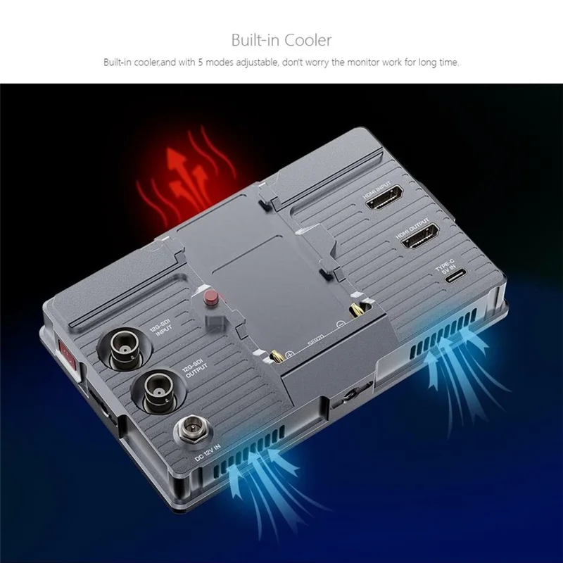 FEELWORLD H5 5,5 cala 1200 nit Monitor z Wysoką Jasnością 12G SDI HD 2.0 Dotykowy Monitor Placowy do Kamery