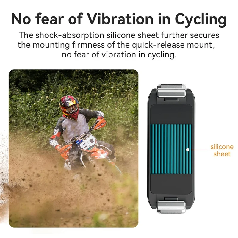 Base magnetica per montaggio bidirezionale rapido in lega di alluminio AMAGISN Nano TN11 per fotocamera DJI Osmo Nano / Osmo 360 / Action 5 Pro / 4 / 3