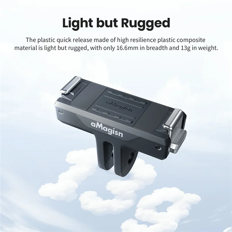AMAGISN Nano TN10 قاعدة بلاستيكية قابلة للإزالة بسرعة ثنائية الاتجاه للكاميرا DJI Osmo Nano / Osmo 360 / Action 5 Pro / 4 / 3، قاعدة مغناطيسية