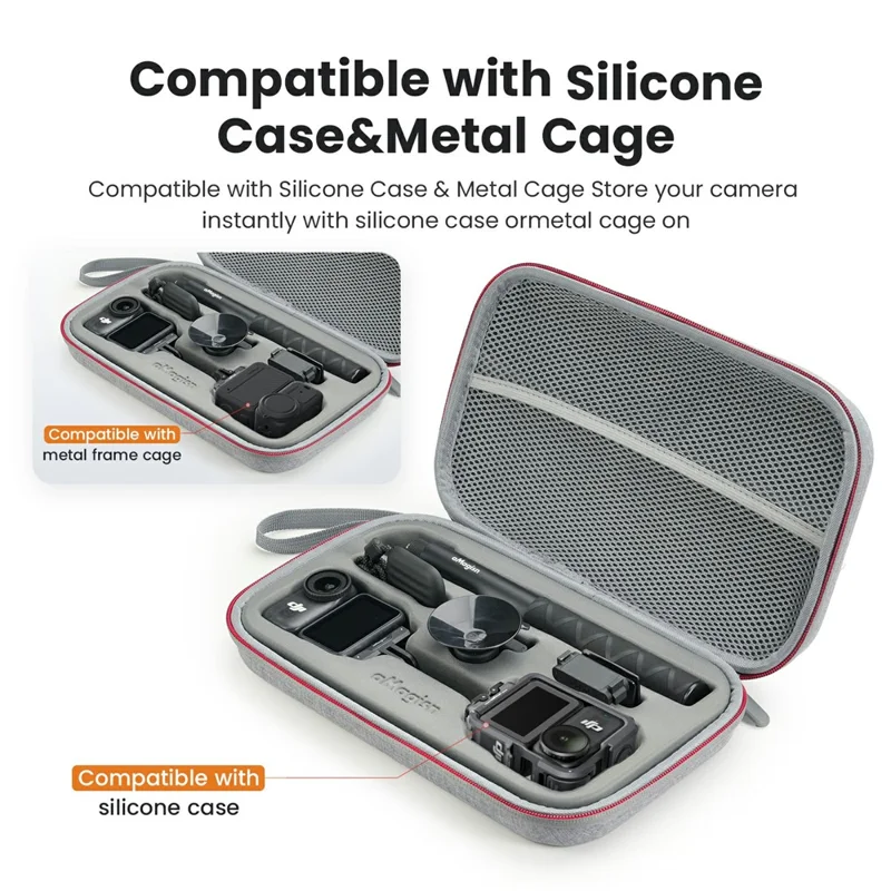 AMAGISN Für DJI Osmo Nano Mittlere Größe Aufbewahrungskoffer Kamera Zubehör Organizer Tragetasche