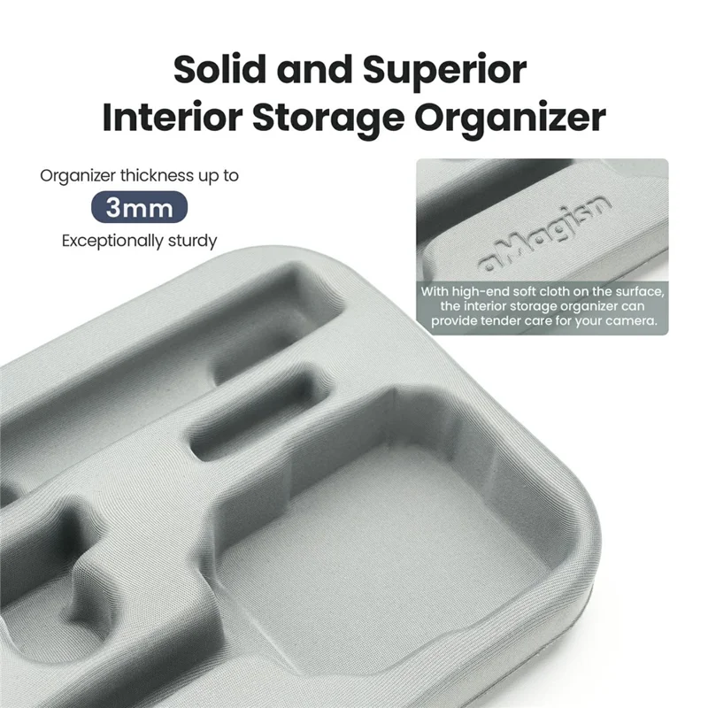 AMAGISN Für DJI Osmo Nano Mittlere Größe Aufbewahrungskoffer Kamera Zubehör Organizer Tragetasche