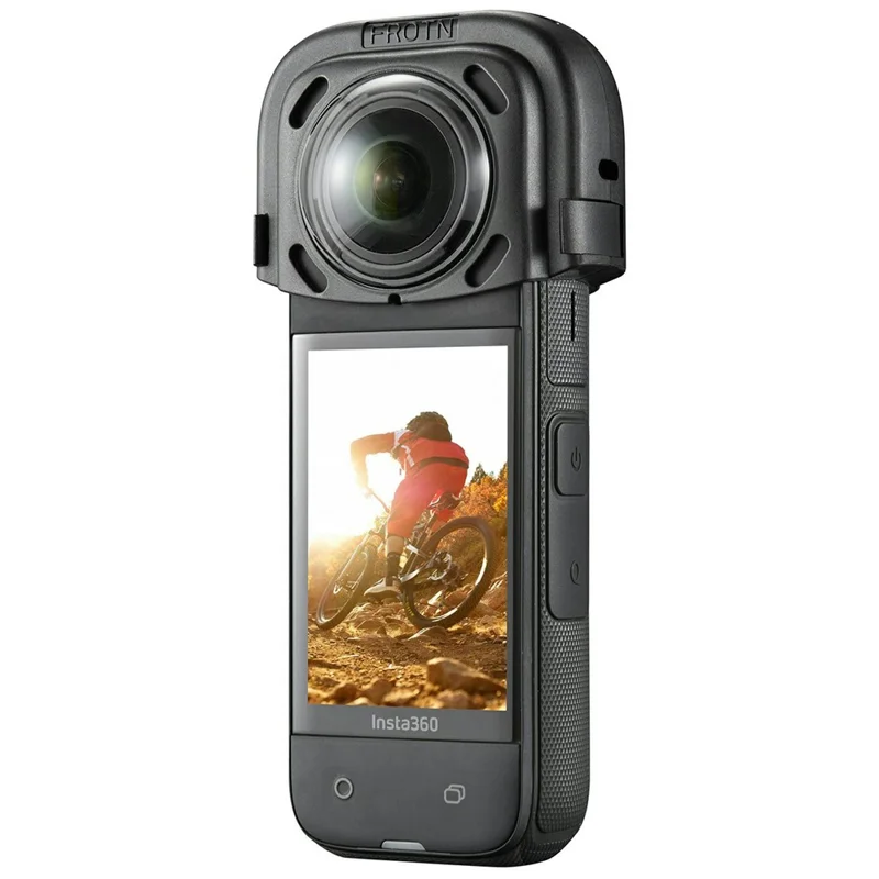 086 Для защитной крышки объектива экшн-камеры Insta360 X4 из АБС-пластика + закаленного стекла