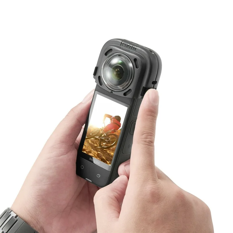 086 Для защитной крышки объектива экшн-камеры Insta360 X4 из АБС-пластика + закаленного стекла