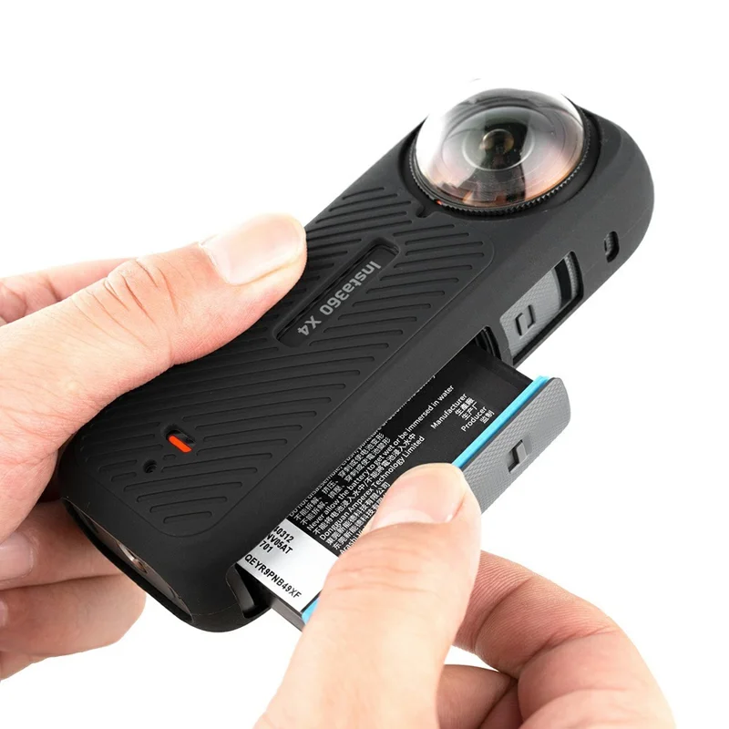 040 لجهاز Insta360 X4 غطاء واقي من السيليكون مقاوم للخدوش وواقٍ من السقوط