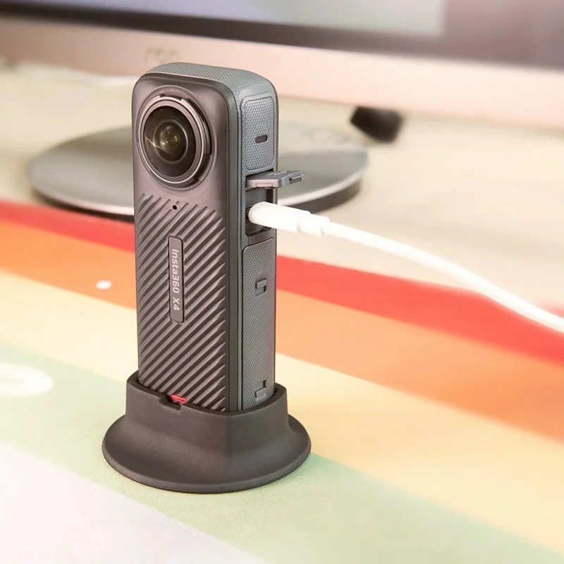 0152 Til Insta360 X4 Desktop Fast Hold Til Actionkamera Stabil Underlag Af Silikone