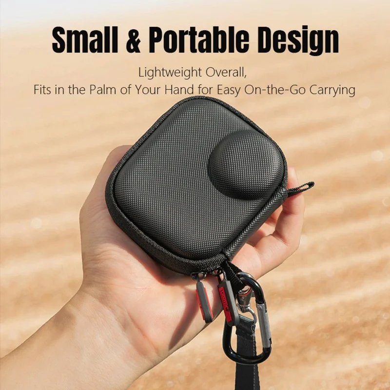 STARTRC Aufbewahrungstasche für DJI Osmo Nano Kamera, PU wasserdichte Daumenkamera-Transporttasche, zweilagiger stoßfester Schutz