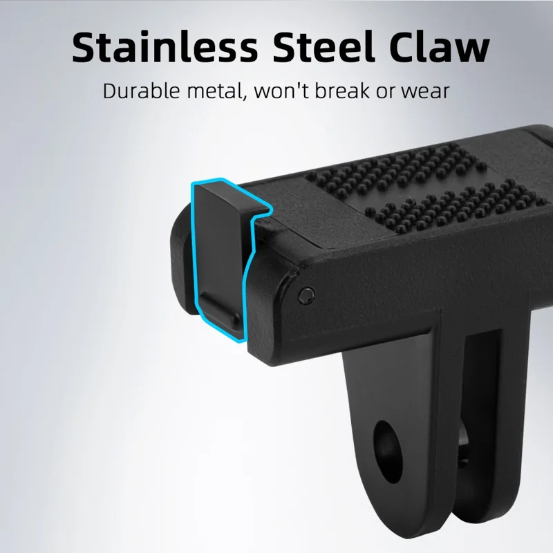 FLYMILE لجهاز DJI Osmo Nano / Action 6 محول كاميرا مغناطيسي قاعدة تركيب بمخالب مزدوجة للإطلاق السريع