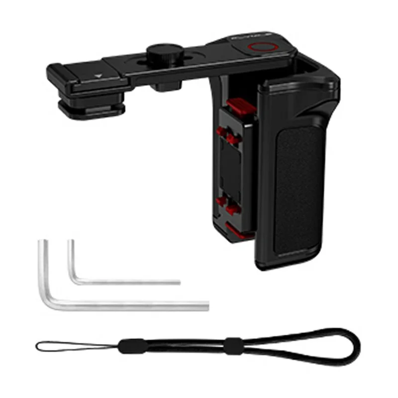 FLYMILE For Insta360 Ace Pro  /  Pro 2 Street Photography Handle Magnetic Quick Release Grip with Adjustable Shutter