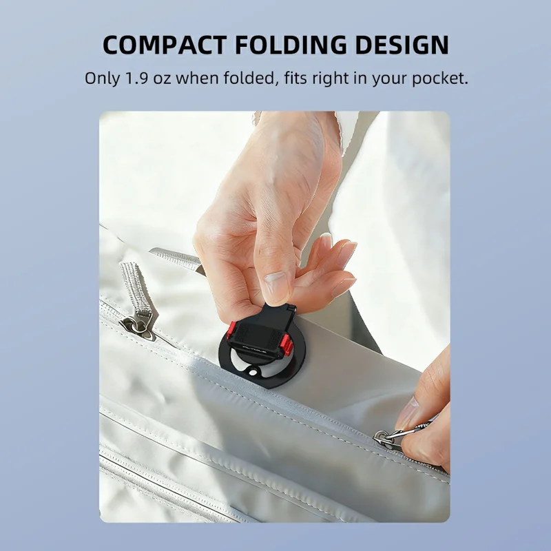 FLYMILE For DJI Osmo Action 6  /  Nano Dual-Sided Magnetic Holder Aluminum Alloy Quick-Release Magnetic Mount