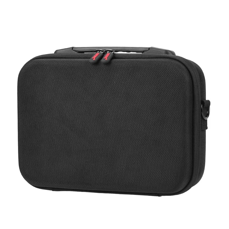 BRDRC For DJI Osmo Action 6 Storage Case Precision Molded Waterproof Shockproof Bag with Shoulder Strap - Black