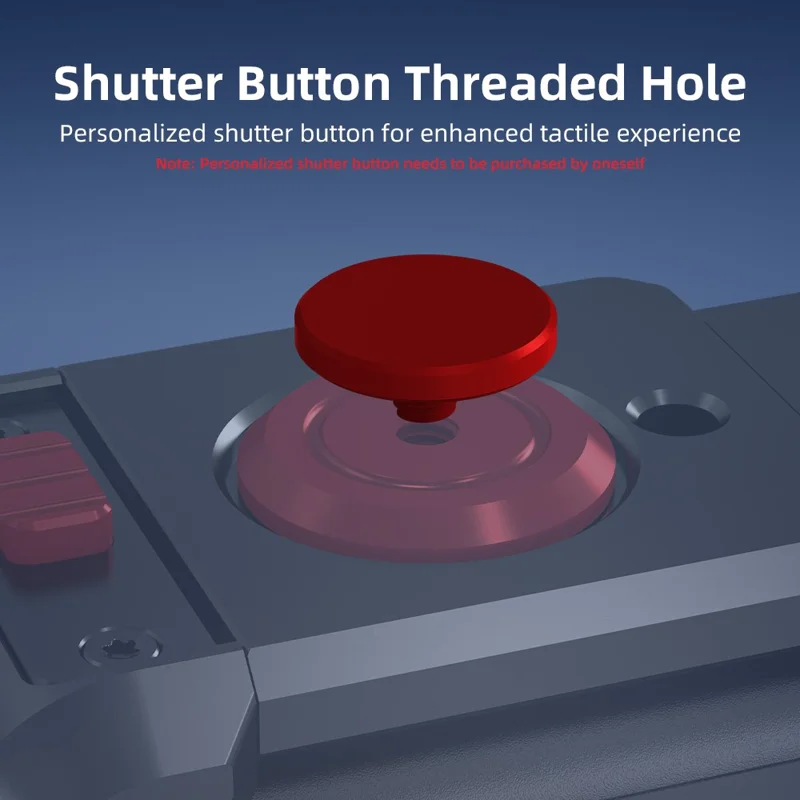 FLYMILE Single Opening Camera Cage for DJI Osmo Action 6 Protective Metal Frame with Cold Shoe and 1  /  4" Thread