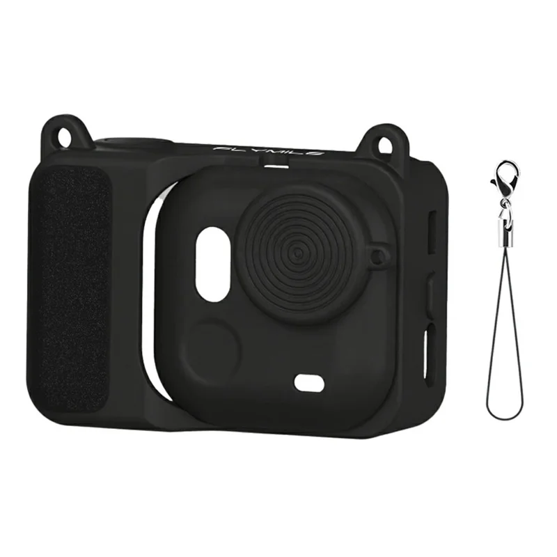 FLYMILE Capa de Silicone para Insta360 Go Ultra Capa Protetora com Proteção Total 360° Compatível com Sistema Magnético de Libertação Rápida