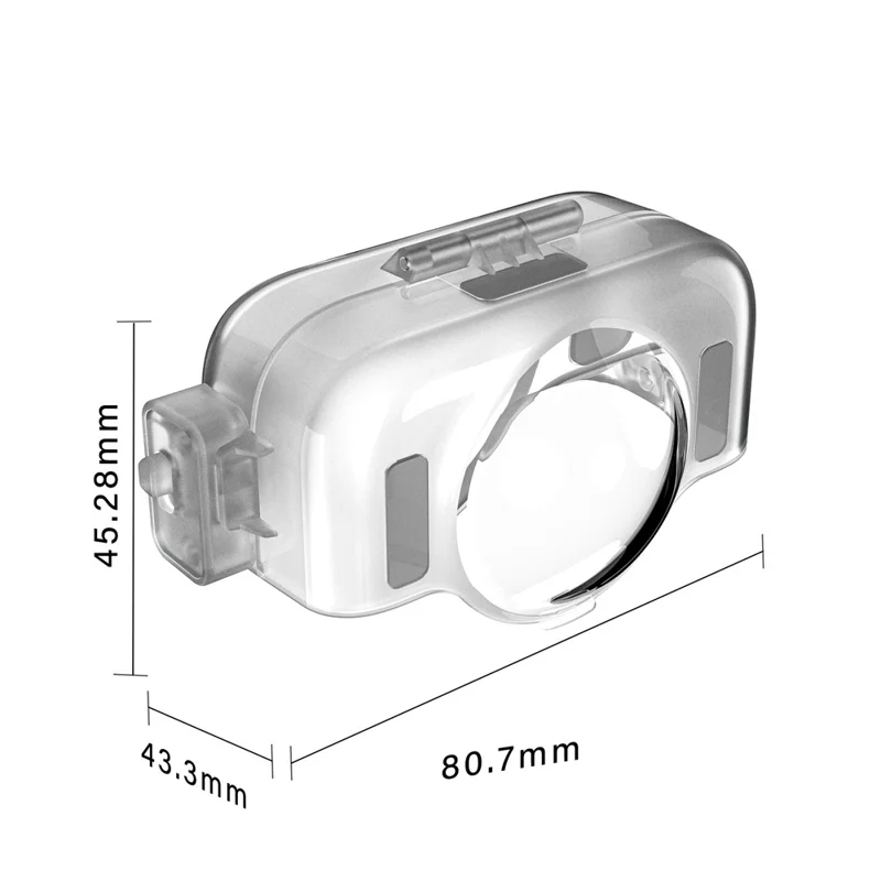 STARTRC For DJI Osmo 360 Panoramic Camera Lens Protector Cap High Transparency PC Lens Guard