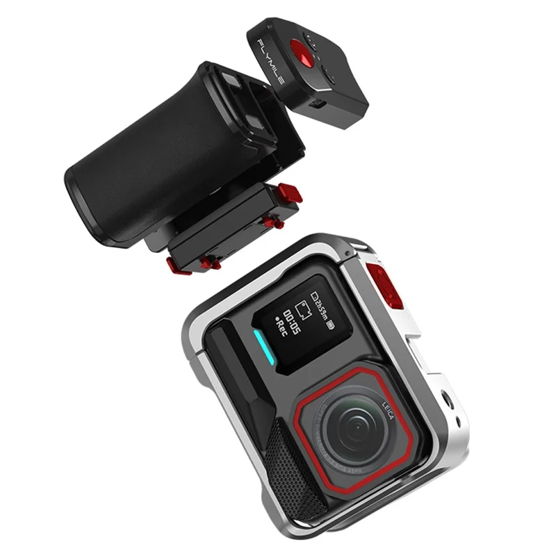 Kit de Punho de Rua Bluetooth FLYMILE para Insta360 Ace Pro 2 / Ace Pro / X5, Punho Ergonómico com Libertação Rápida