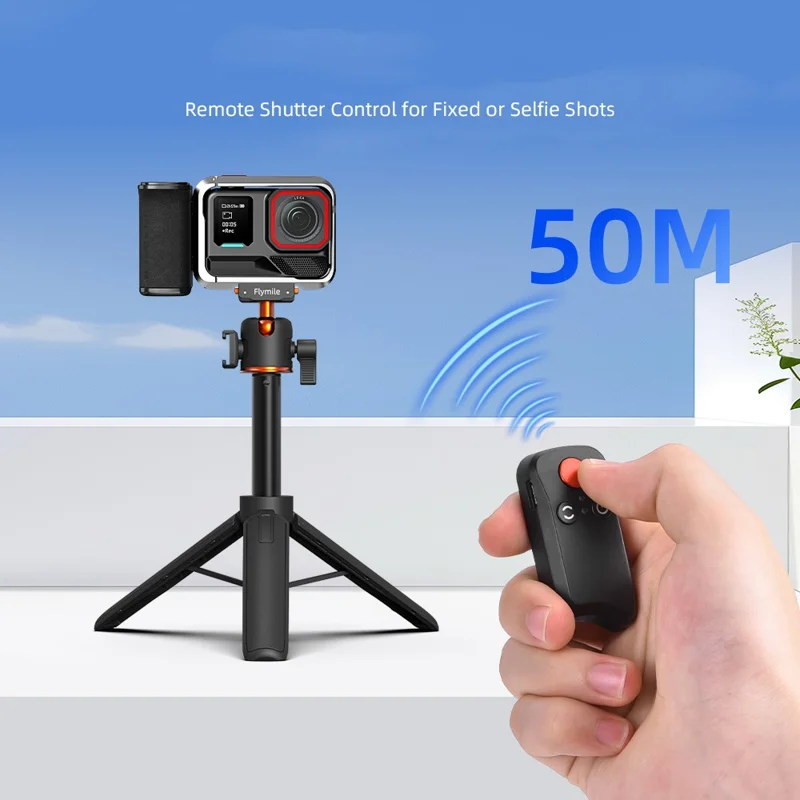 Kit de Punho de Rua Bluetooth FLYMILE para Insta360 Ace Pro 2 / Ace Pro / X5, Punho Ergonómico com Libertação Rápida