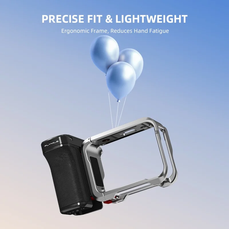 Kit de Punho de Rua Bluetooth FLYMILE para Insta360 Ace Pro 2 / Ace Pro / X5, Punho Ergonómico com Libertação Rápida
