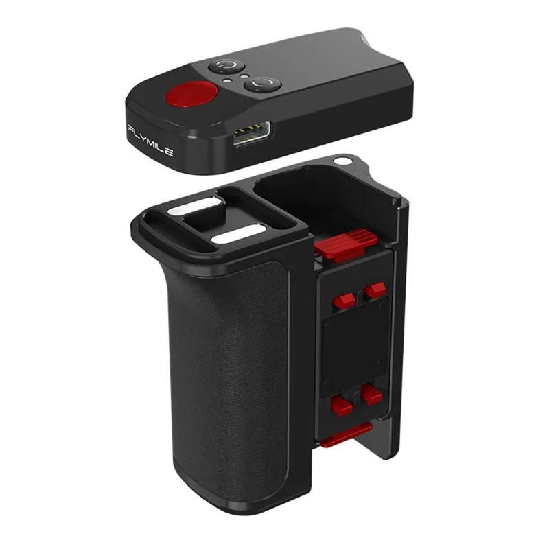 Kit de Punho de Rua Bluetooth FLYMILE para Insta360 Ace Pro 2 / Ace Pro / X5, Punho Ergonómico com Libertação Rápida