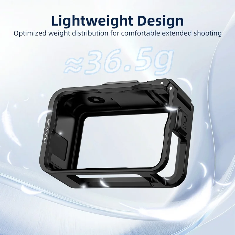 FLYMILE For DJI Osmo Action 6 Rabbit Cage Magnetic Quick Release Plastic Camera Protective Frame