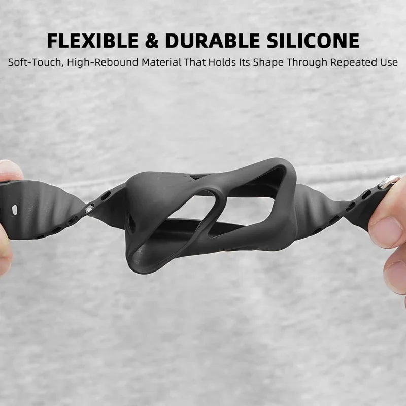 FLYMILE voor DJI Osmo Nano uitbreidingsband Verstelbare siliconen polsband - Zwart