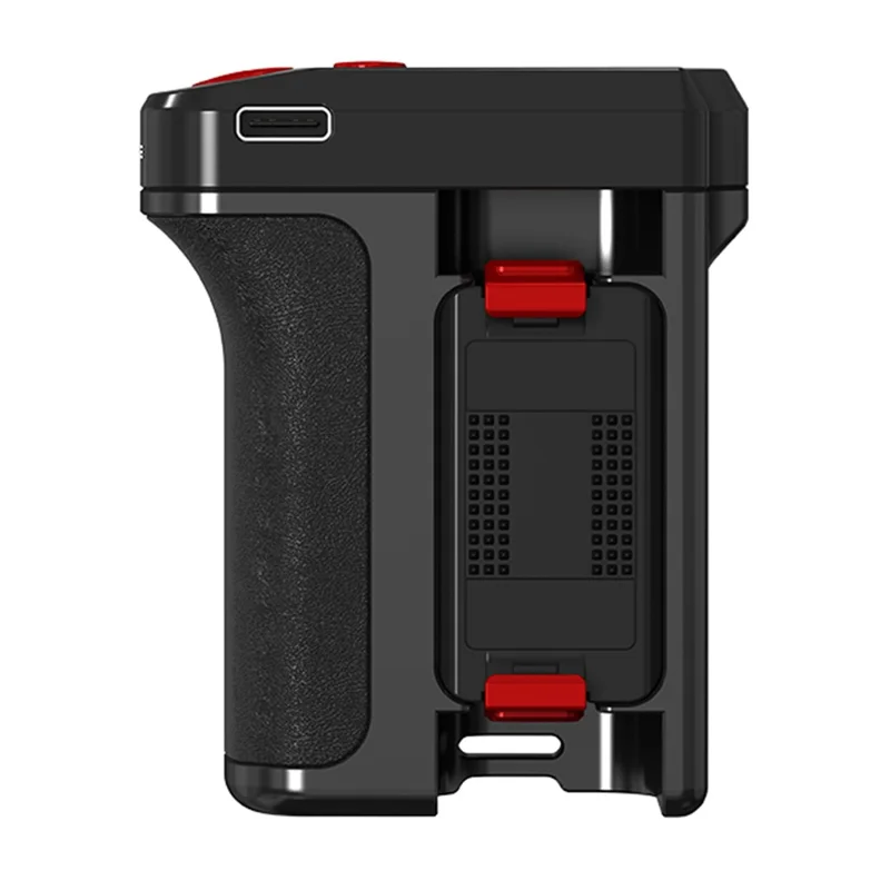 Kit de Empunhadura FLYMILE para Fotografia para DJI Osmo Action 5 Pro / 4 / 3, Suporte de Punho de Rua com Bluetooth - Preto