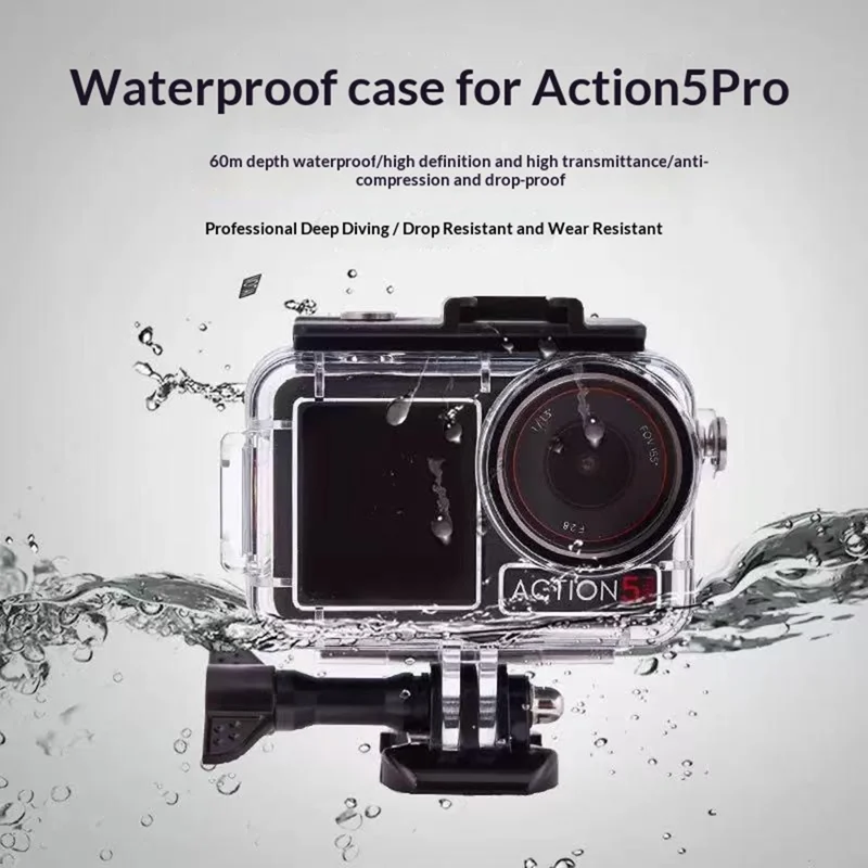 55-in-1-Kamera-Montagezubehör-Set für DJI Osmo Action 5 Pro / 4 / 3 mit wasserdichtem Gehäuse und Filter-Set