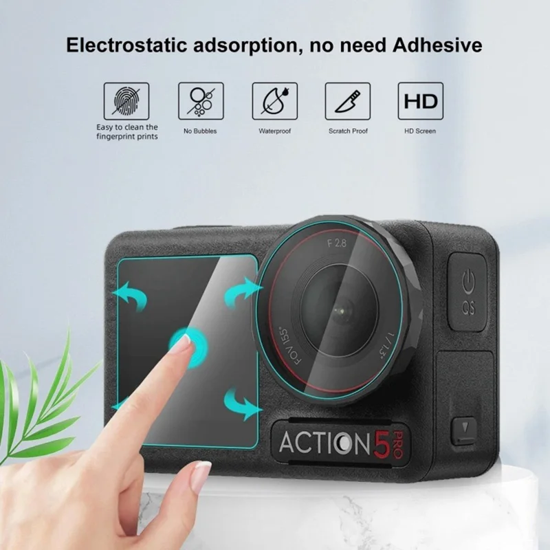 55-in-1-Kamera-Montagezubehör-Set für DJI Osmo Action 5 Pro / 4 / 3 mit wasserdichtem Gehäuse und Filter-Set