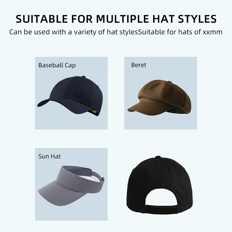 FLYMILE For Insta360 Go Ultra Cap Clip Camera Mount Baseball Hat Clip Sports Camera POV Vlog Mount - Black