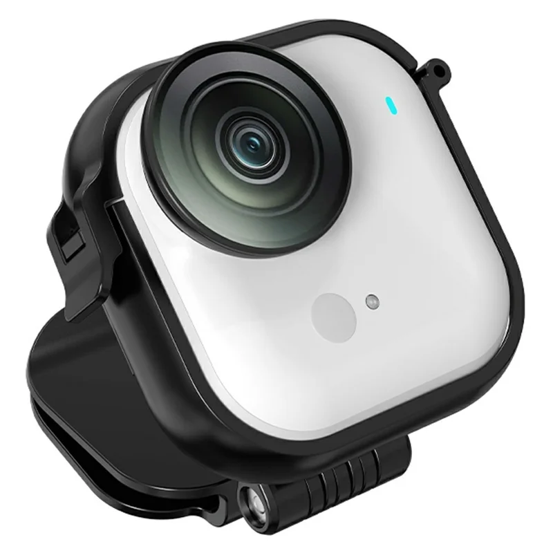 FLYMILE For Insta360 Go Ultra Cap Clip Camera Mount Baseball Hat Clip Sports Camera POV Vlog Mount - Black