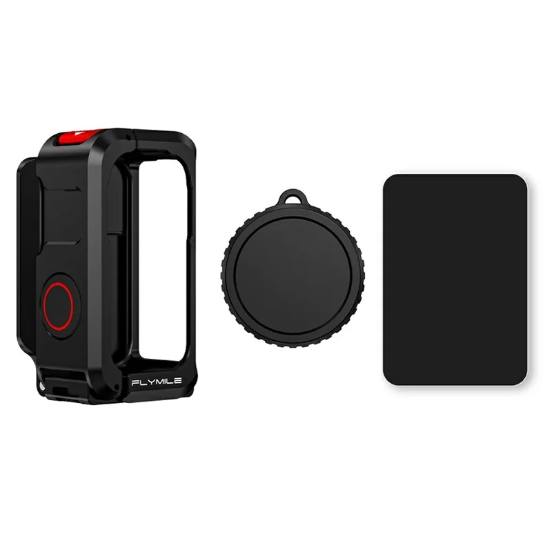 FLYMILE For DJI Osmo Nano Magnetic Expansion Mount Aluminum Alloy Frame Camera Accessory - Black