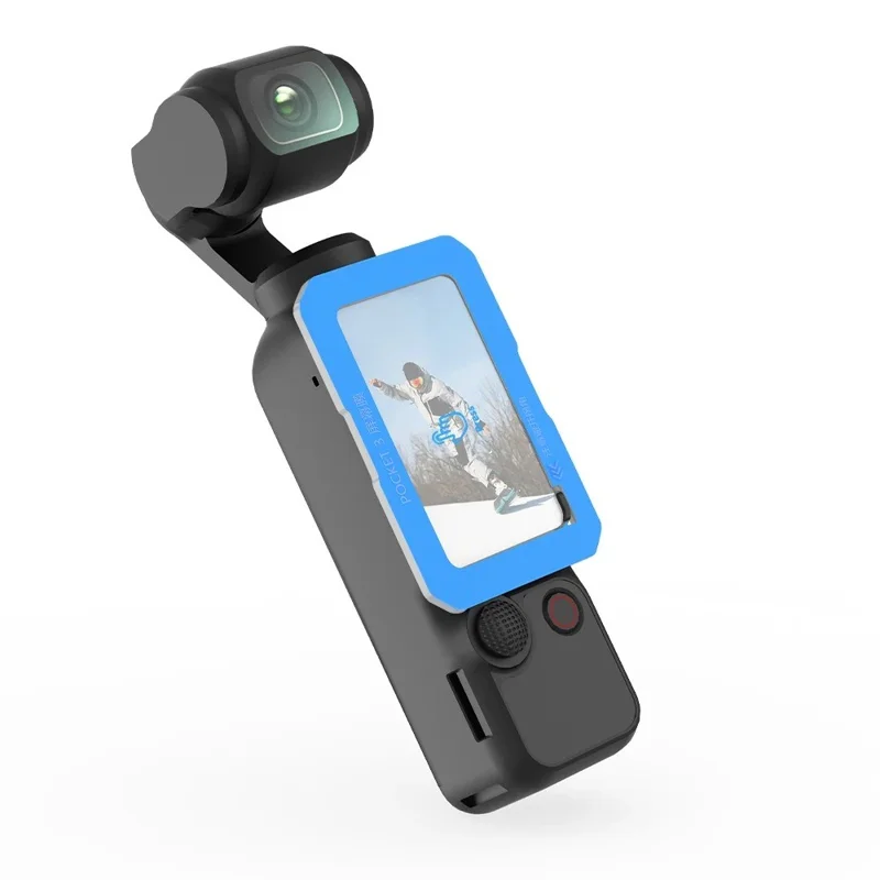 3Pcs For DJI Osmo Pocket 3 Camera Screen Protectors Tempered Glass 9H Hardness Camera Films - Transparent