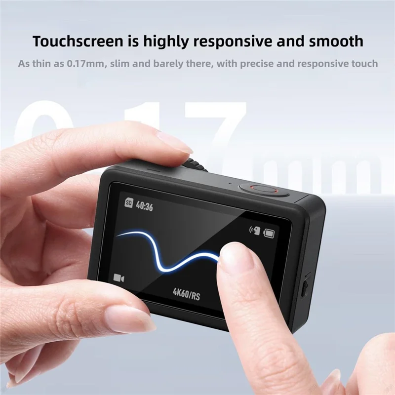 For DJI Osmo Action 6 Home Screen Film + Front Screen Film + Lens Protector Tempered Glass Camera Film Set - Transparent