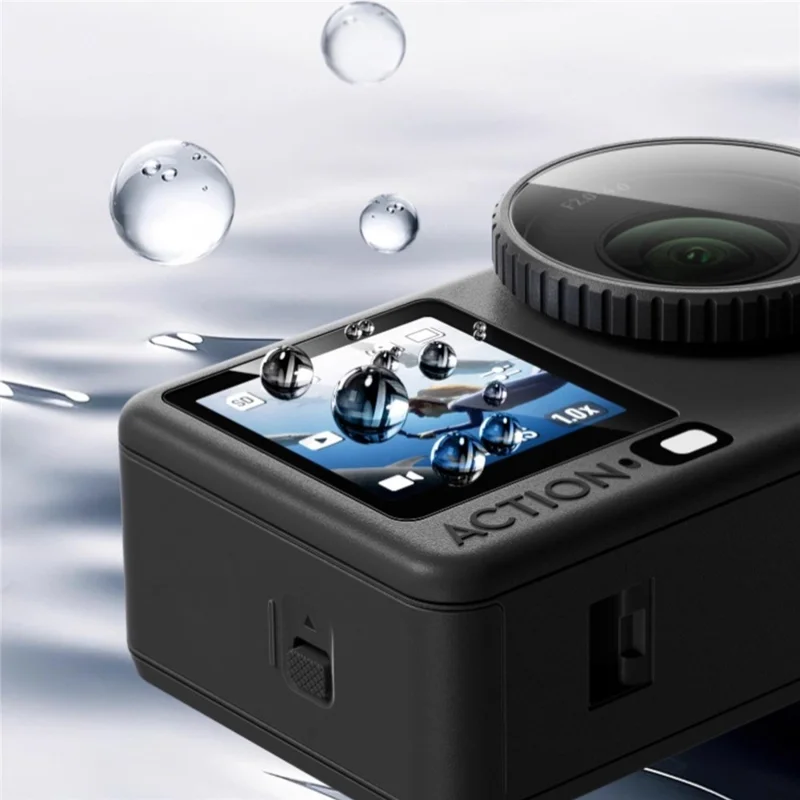 For DJI Osmo Action 6 Home Screen Film + Front Screen Film + Lens Protector Tempered Glass Camera Film Set - Transparent