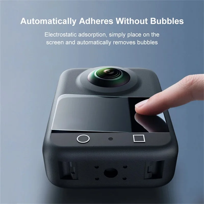 2Pcs For DJI Osmo 360 Tempered Glass Screen Protector HD Clear 9H Hardness Camera Film - Transparent