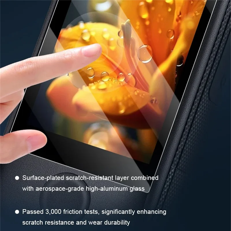 3Pcs For Insta360 X4 Air Tempered Glass Screen Protector HD Clear 9H Hardness Camera Film - Transparent