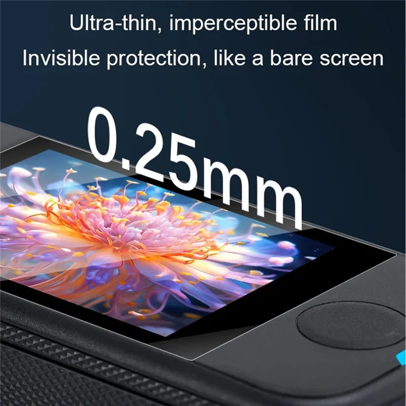 3Pcs For Insta360 X4 Air Tempered Glass Screen Protector HD Clear 9H Hardness Camera Film - Transparent
