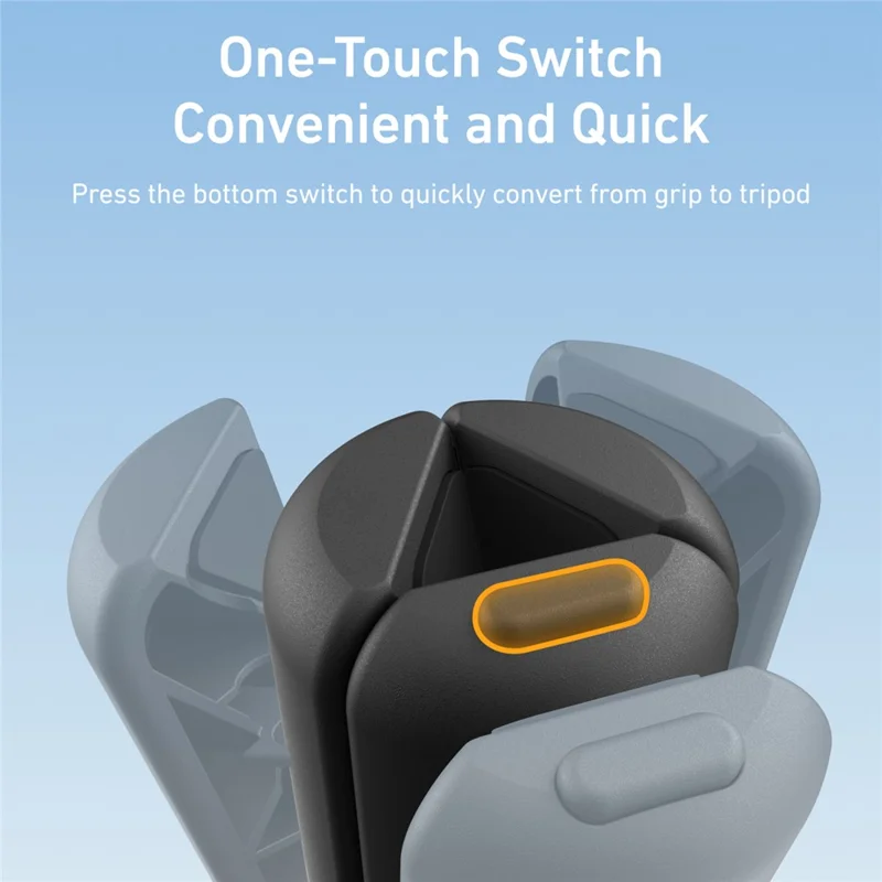 TELESIN S3-EAK-06 For DJI DJI Osmo Pocket 3 Mini Tripod Quick Release Action Camera Desktop Stand Holder - Black