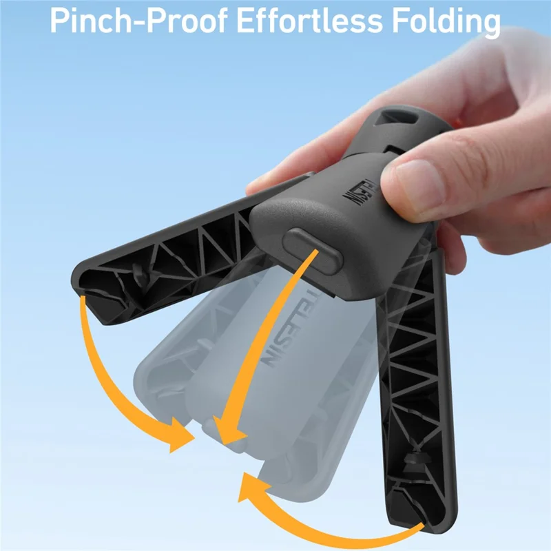 TELESIN S3-EAK-06 For DJI DJI Osmo Pocket 3 Mini Tripod Quick Release Action Camera Desktop Stand Holder - Black