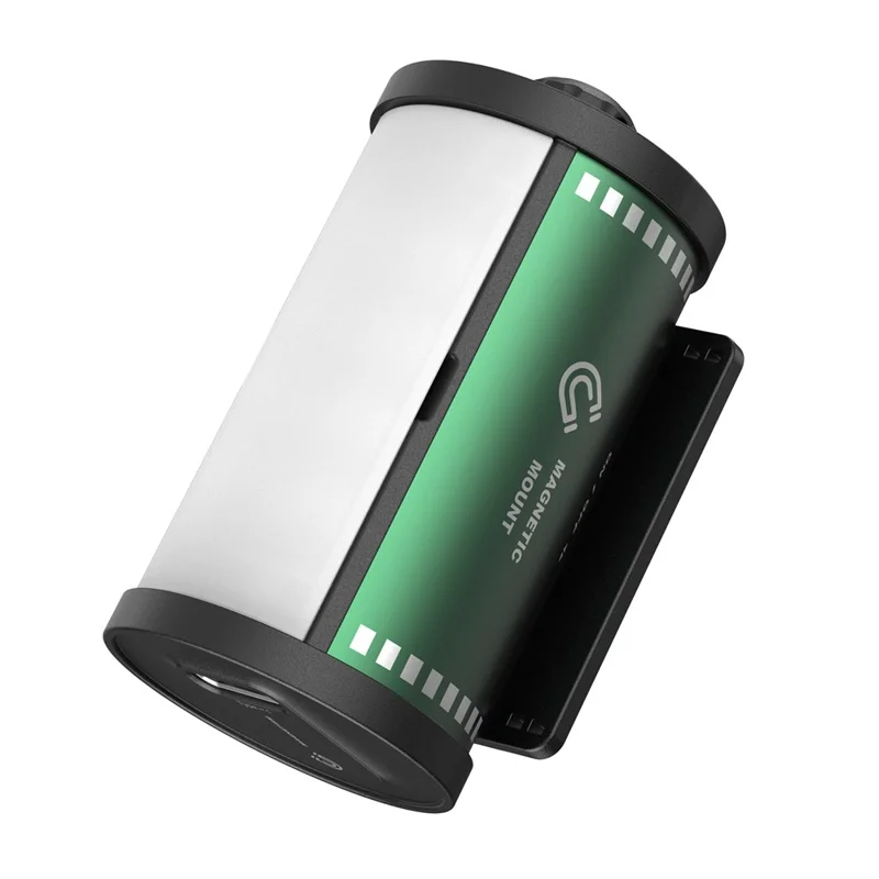 TELESIN S5-BGD-14 MagFilm Fill Light for DJI Osmo Action 6 /  Action 5 / Pocket 3 , Cold Shoe Mount Dual Color Temperature Video Light - Black