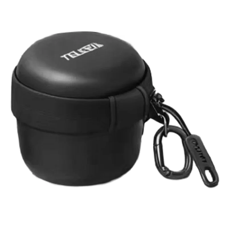 TELESIN S6-PRC-17 Étui de Stockage pour Filtres de Caméra d'Action à 6 Emplacements pour DJI Osmo Action 6 / 5 Pro / 4 / 3 Boîte de Transport pour Filtres - Noir