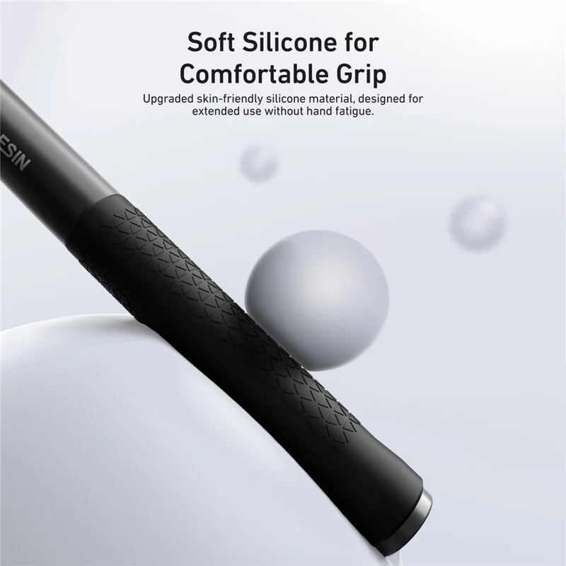 TELESIN S1-MNP-09 0.9m Aluminum Alloy Selfie Stick for DJI Osmo Action 6 / Osmo 360 Extendable Monopod - Black