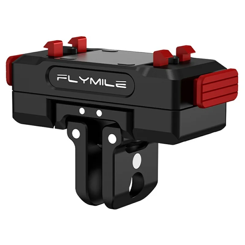FLYMILE For Insta360 Ace Pro / X5 Aluminum Alloy Base Rotary Magnetic Quick Release Base - Black