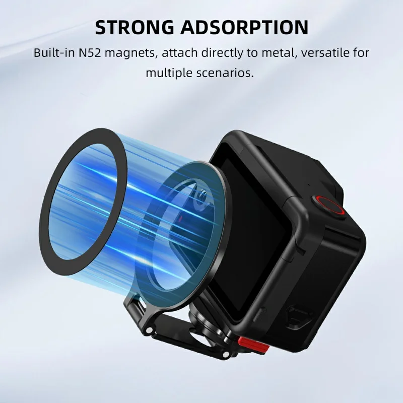 FLYMILE For Insta360 Ace Pro 2 / Ace Pro Quick Release Magnetic Mount Aluminum Alloy Camera Extension Stand