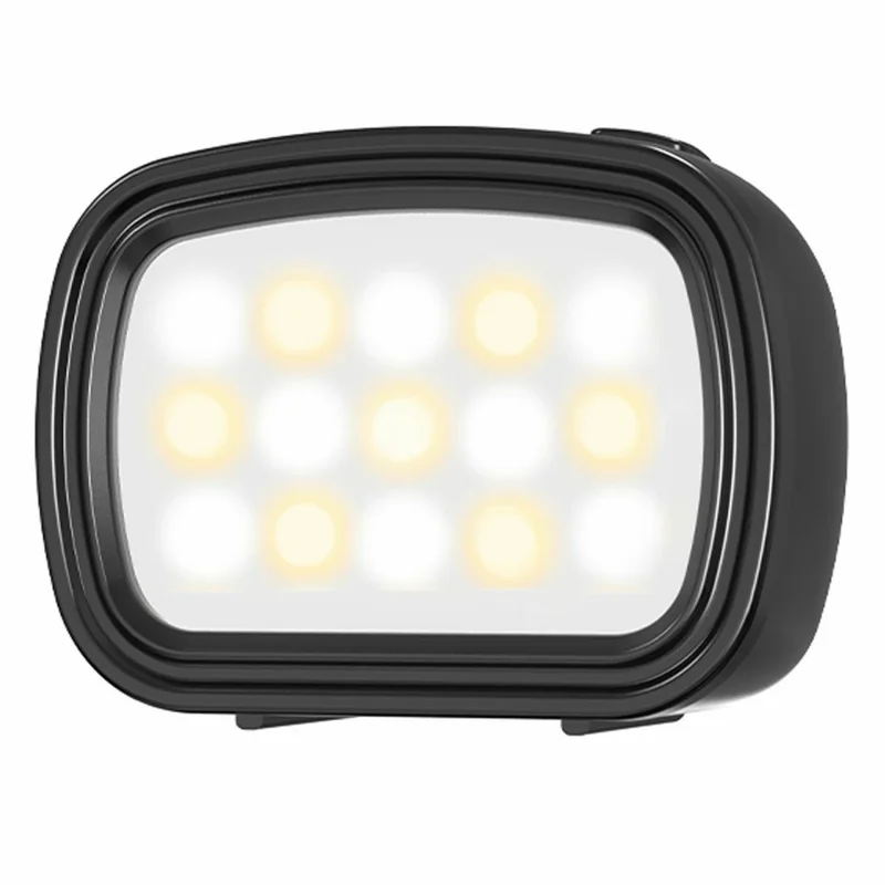 For DJI Osmo Pocket 3 Magnetic Fill Light 3 Color Temperature LED Light for Photography Live Streaming - Black