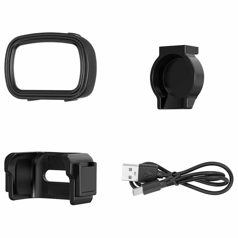 For DJI Osmo Pocket 3 Magnetic Fill Light 3 Color Temperature LED Light for Photography Live Streaming - Black