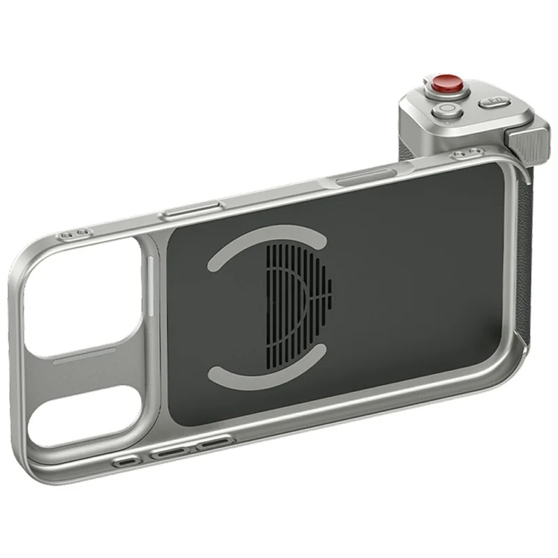 TELESIN P5-MCS-10-TIP Poignée de prise de vue Master Grip pour iPhone 17 Pro, poignée d'appareil photo avec étui pour téléphone - Noir