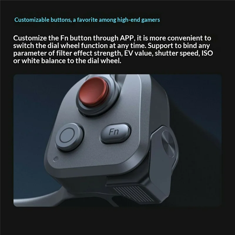 TELESIN P5-MCS-10-TIP Poignée de prise de vue Master Grip pour iPhone 17 Pro, poignée d'appareil photo avec étui pour téléphone - Noir